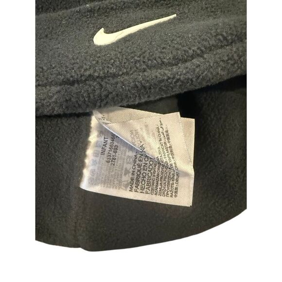 Nike fleece hat & mittens set boys NWOT NEW black - Picture 3 of 3